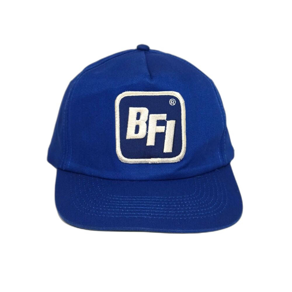 Vintage BFI Waste Systems Snapback Hat | KC Caps | One Size | Royal Blue